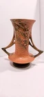VINTAGE ROSEVILLE 34-8" VASE BUSHBERRY RUSSET BROWN ORANGE