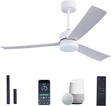 HOMECHOOSE - 52" Ceiling Fan w/Lights and Remote Contrrol