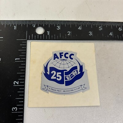 Afrcc Sticker AFCC 25TH 1961-1986 Sticker Decal (USAF AIR FORCE COMMUNICATIONS ...