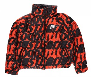 wmns nike sportswear synthetic fill jdi printed jacket black orange ci5023 891 l ebay details about wmns nike sportswear synthetic fill jdi printed jacket black orange ci5023 891 l
