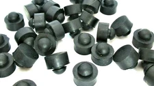 1/4" Tall Rubber Push-In Feet  1/2" OD  Fits 1/4" Hole & 1/16" Thick Metal