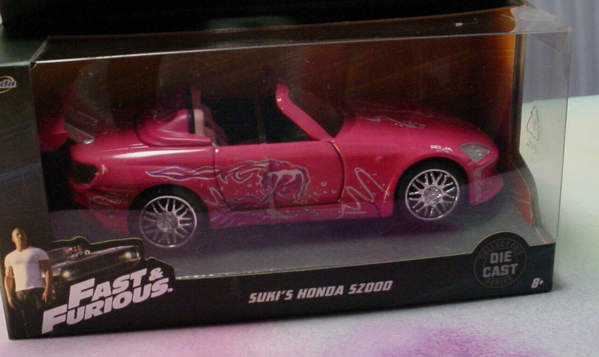 Fast & Furious SUKI'S HONDA S2000 🌸 Pink 🌸2017 Jada toys 1:32