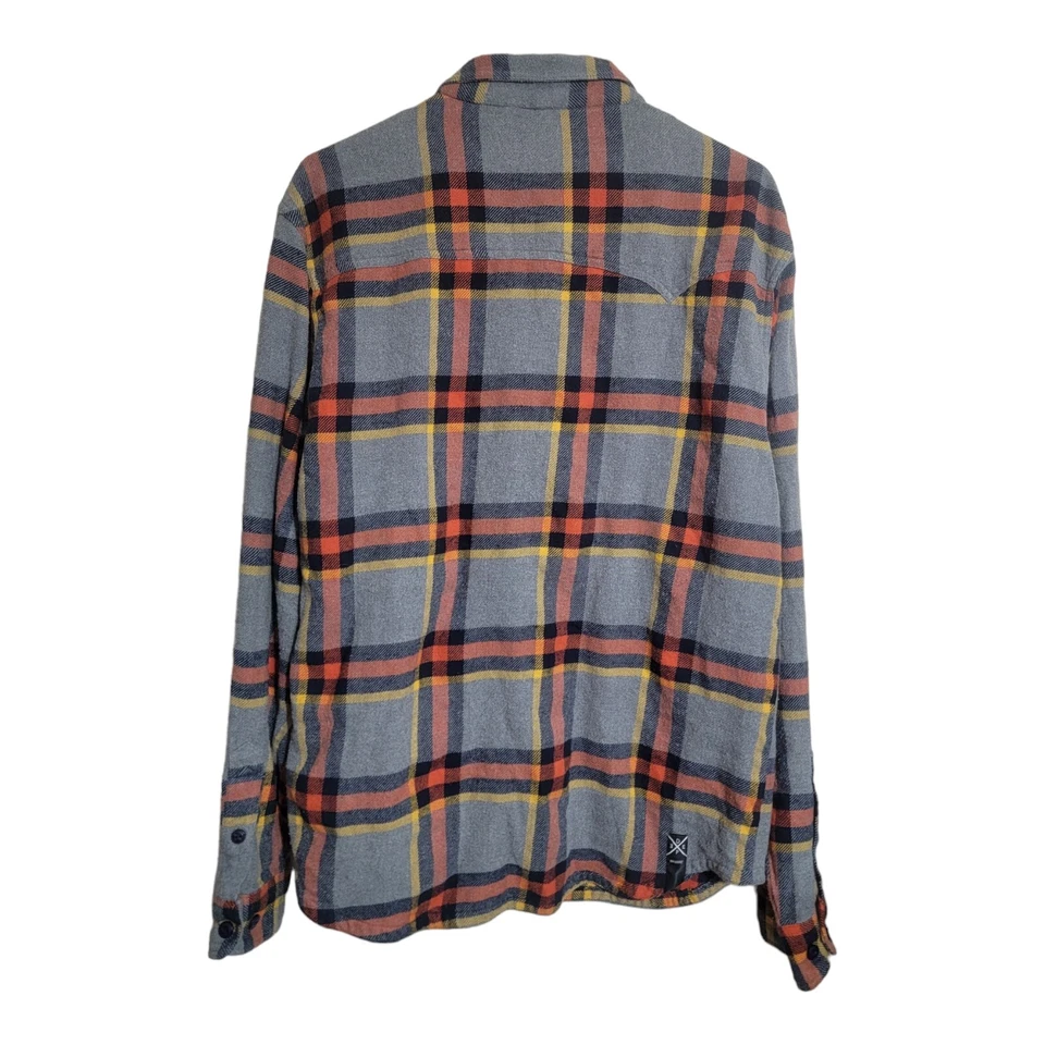 Camisa 10 Profunda Hombres Talla XL Multicolor Franela Cuadros Preppy Informal Aire Libre Senderismo Foto 2 de 4