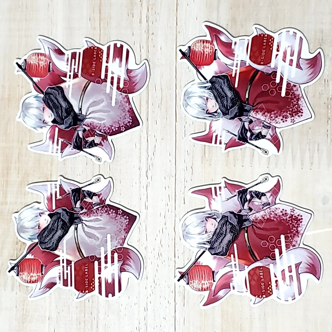 B-Side Label Sticker original series Nine-tailed fox Ledy & Man