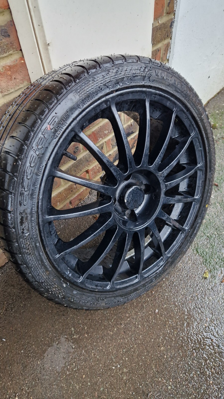 18inch alloy wheels 4 stud black Fits Ford Fiesta. Brand New Tryes eBay