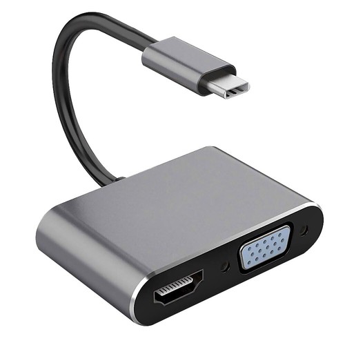 Upgraded Superior Quality Top ranking USB C to 4K HDMI VGA Adapter 4-in-1 Hub