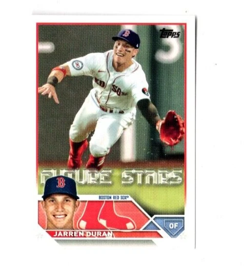 2023 Topps # 242 Future Stars Jarren Duran Boston Red Sox (Baseball Card) NM/MT Red Sox : Collectibles & Fine Art
