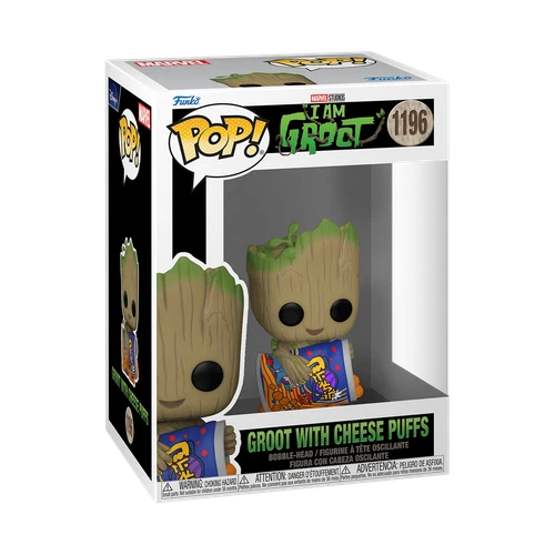 Funko Pop! Vinyl: Marvel - Groot With Cheese Puffs #1196