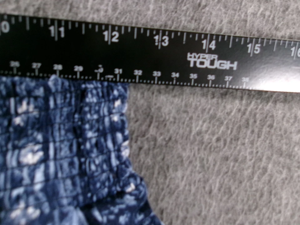 No Boundaries Shorts Womens Large Blue Coastal Beachy Lounge Causal Boho - Image 2 of 4