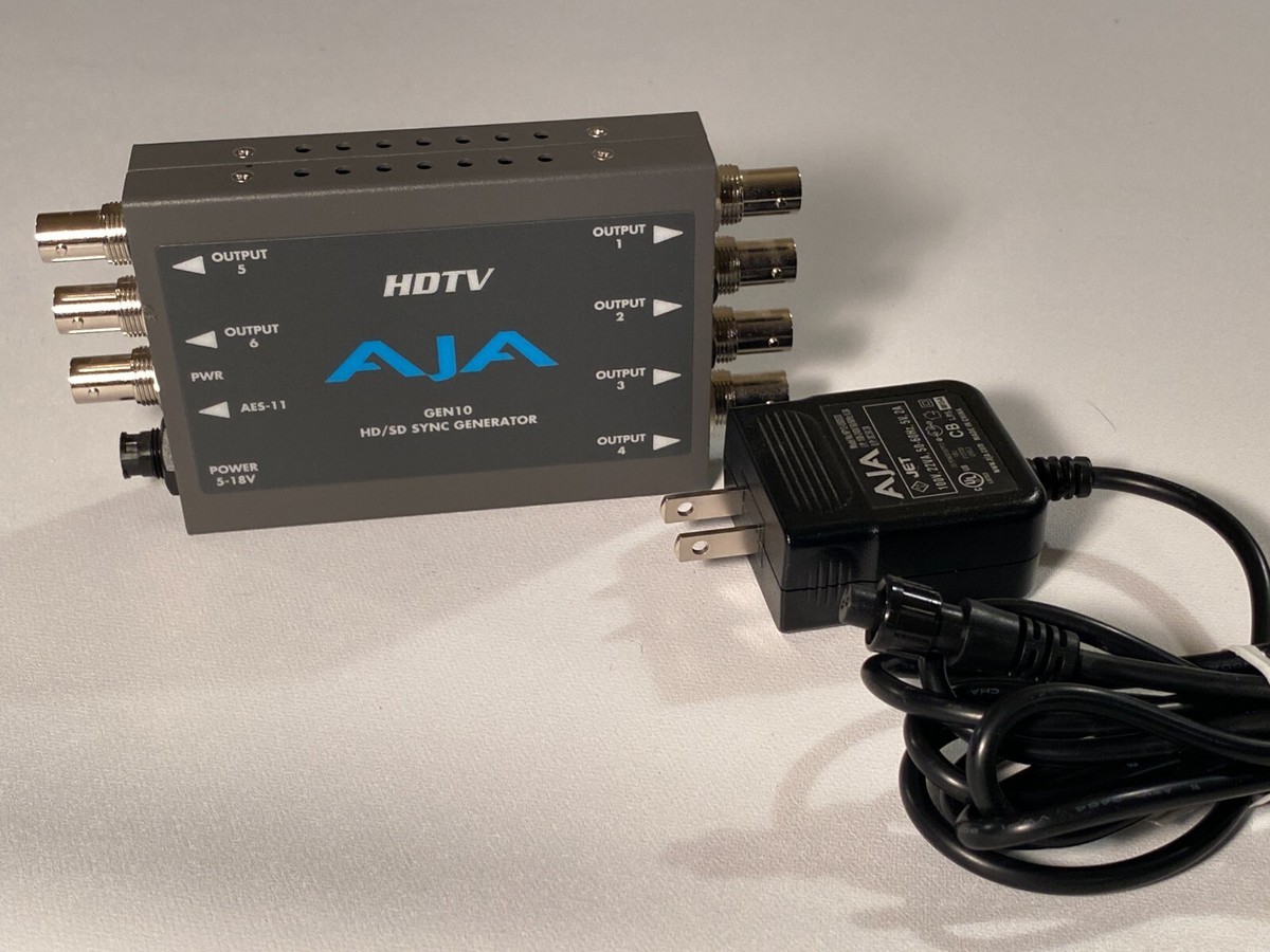 AJA GEN10 HD/SD/AES Sync Generator | eBay