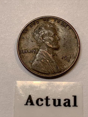 1946 D Denver - Lincoln Wheat Penny Cent Actual w/ tracking S408