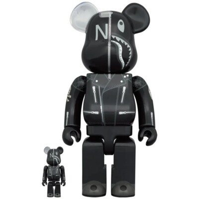MEDICOM TOY - BearbrickSPIDER-MANBLACKCOSTUME100％&amp;400% Bearbrick Spider Man Black & Gold Suit 400% & 100% Be@rbrick