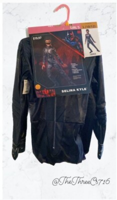 Girls/ Childs Youth Selina Kyle 3Piece Halloween Costume size LNWT
