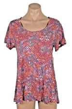 NWT Lularoe Classic T Tee Top Aztec NEON Pink Floral shirt Blouse Unicorn XS