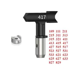 Spray Tips Reversible Tip Spray Nozzles Black For Airless Paint Spray Sprayer