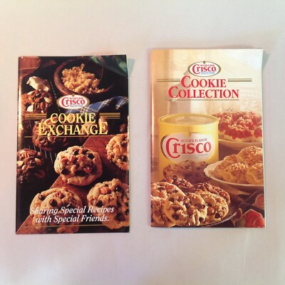 Vintage 1989 2Pc Lot Crisco Cookie Collection Cookie Express Recipe ...