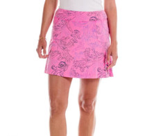 FRESH PRODUCE Medium Cosmos PINK 75 WAVERLEY SWIRL Stretch CITY Skort NWT M