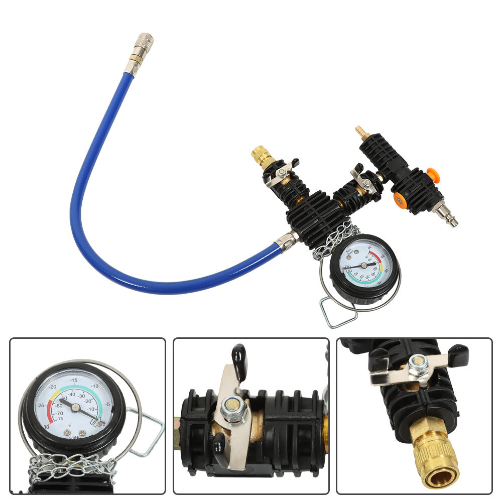 28 STKS Auto Radiator Druk Tester Tools Set Vacuüm-Type Cooling System Test Water Tank Lekdetectie Koelmiddel Drukdetector voor robuuste prestaties