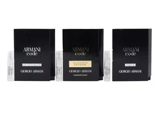 GIORGIO ARMANI CODE EDT EDP PARFUM 1.2ml .04oz COLOGNE SPRAY SAMPLES TRY ALL 3