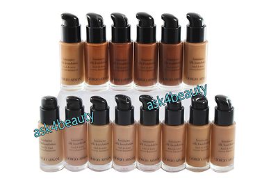 giorgio armani illuminating silk foundation shades