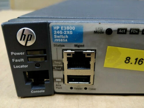 HPE ProCurve E3800 24G-2XG L3 PoE+ L3 24x 10/100/1000 & 2x 10GbE HPE Warranty - Picture 9 of 12