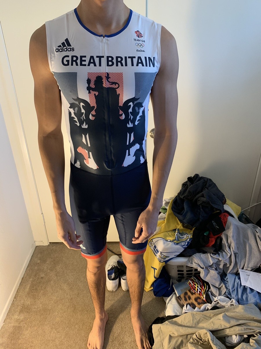 adidas Team GB Olympic Track and Field Running Speedsuit adidas Team GB Olympic Track and Field Running Speedsuit