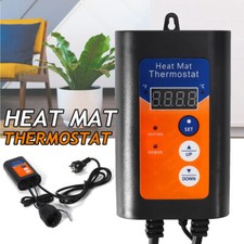 Digital Heat Mat Thermostat Temperature Controller 40  108   for Seed Germination