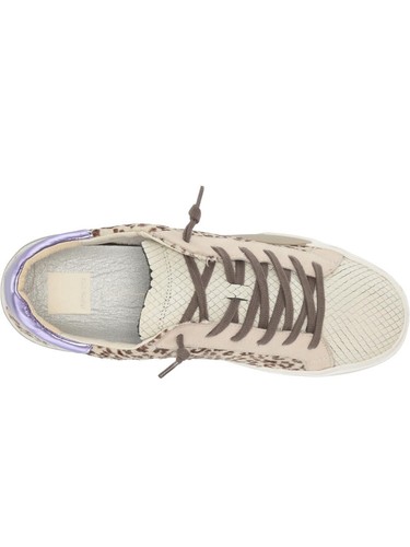Dolce Vita Women's Zina Sneaker in White Leopard Calf Hair, Size 11 - Picture 7 of 11