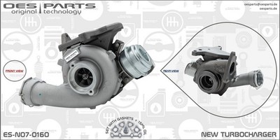 OES PARTS Lader Aufladung Produktlinie OES-PARTS ES-N07-0160 NEW für VW T5 7JD