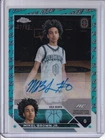 2023-24 Topps Chrome - Overtime Elite - Mikel Brown Jr. Auto #A-MBA Aqua OTE /99