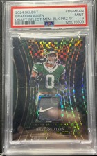 2024 Panini Select Draft Selections Nike Swoosh 1/1 Braelon Allen #DSM-BAN PSA 9