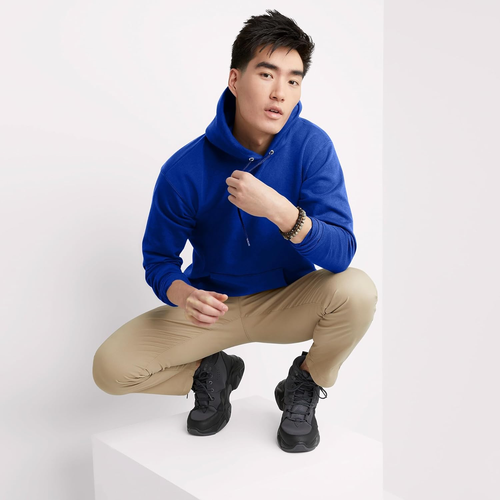 Hanes EcoSmart Hoodie, Midweight Fleece, Pullover Kapuzenpullover für Herren - Bild 6 von 12