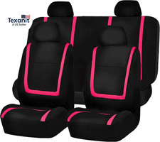 Car Seat Covers Full Set Cloth - Universal Fit Washable Automotive Seat Covers,