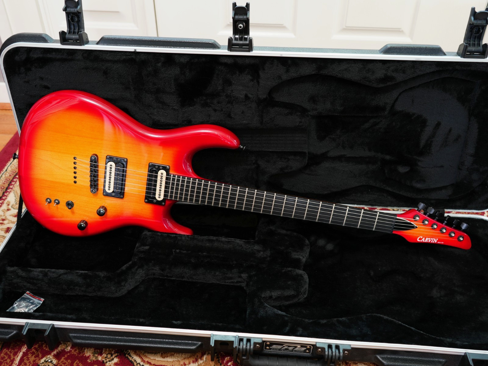 2005 Original Carvin DC127 Cherry Sunburst USA Electric Guitar Beautiful w/ Case