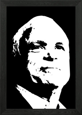 John McCain Gerahmtes Wandbild Poster Leinwanddruck Bild