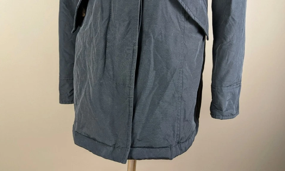 Woolrich Hooded Winter Parka Jacket Black Insulated Coat Womens Size L - Image 3 of 4