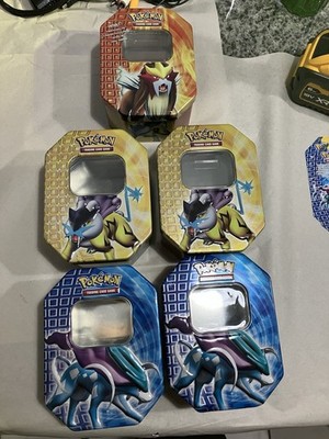 Pokemon Tin Box wahlweise 1 Stück Entei oder Raikou oder Suicune LEER TopZustand