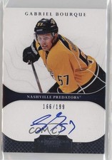 2011-12 Panini Dominion Rookies 166/199 Gabriel Bourque #124 Rookie Auto RC 1t3
