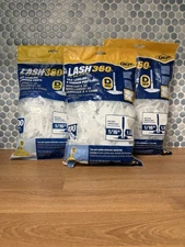 (Lot of 3) QEP Lash 360 D 1/16" Tile Leveling 4 Corner Post Stems Clips -300 Pcs