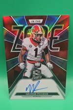 2022 Chronicles Draft Picks - Spectra in the Zone Signatures George Pickens /99
