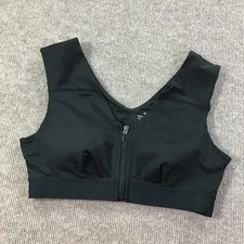 Tommie Copper Sport Bra Womens XL Zip Front Activewear Shoulder Support Gym Fitn