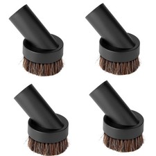 4Pcs Soft Bristle Vacuum Brush Round Dusting Attachment Universal 1.25in Fit