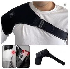 Electric Heated Shoulder Brace Wrap Support Belt Strap Warm Therapy