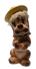 Vintage Hand-Painted ART MARK Dog Figurine ~ Japan