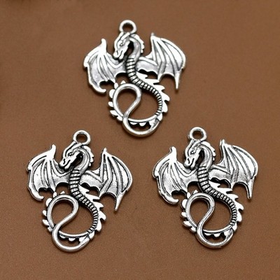 20 Stück Legierung Flying Dragon Shape Charms DIY Schmuck Herstellung