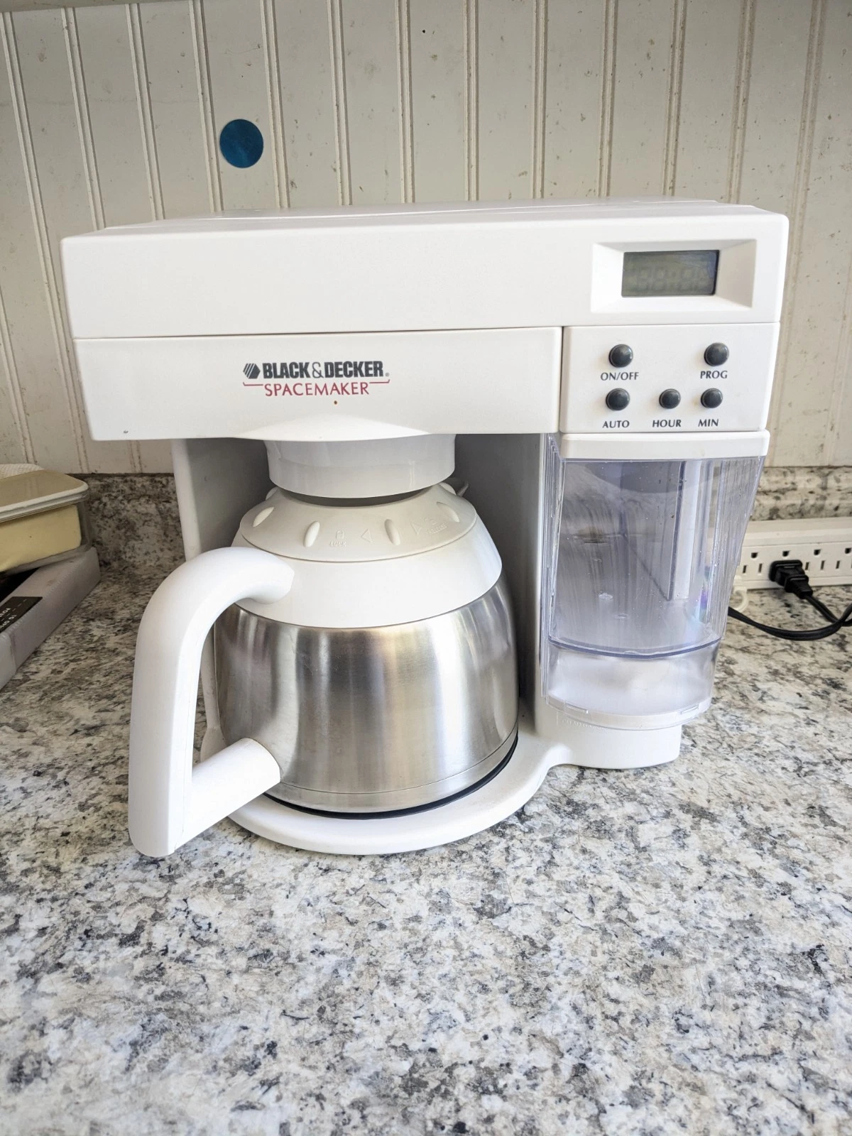Black & Decker Spacemaker 10 Cup Coffee Maker ODC400 Stainless Pot TESTED