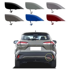 Car Rear Bumper Tow Hook Cover Compatible with Toyota Black Rear Lower cover