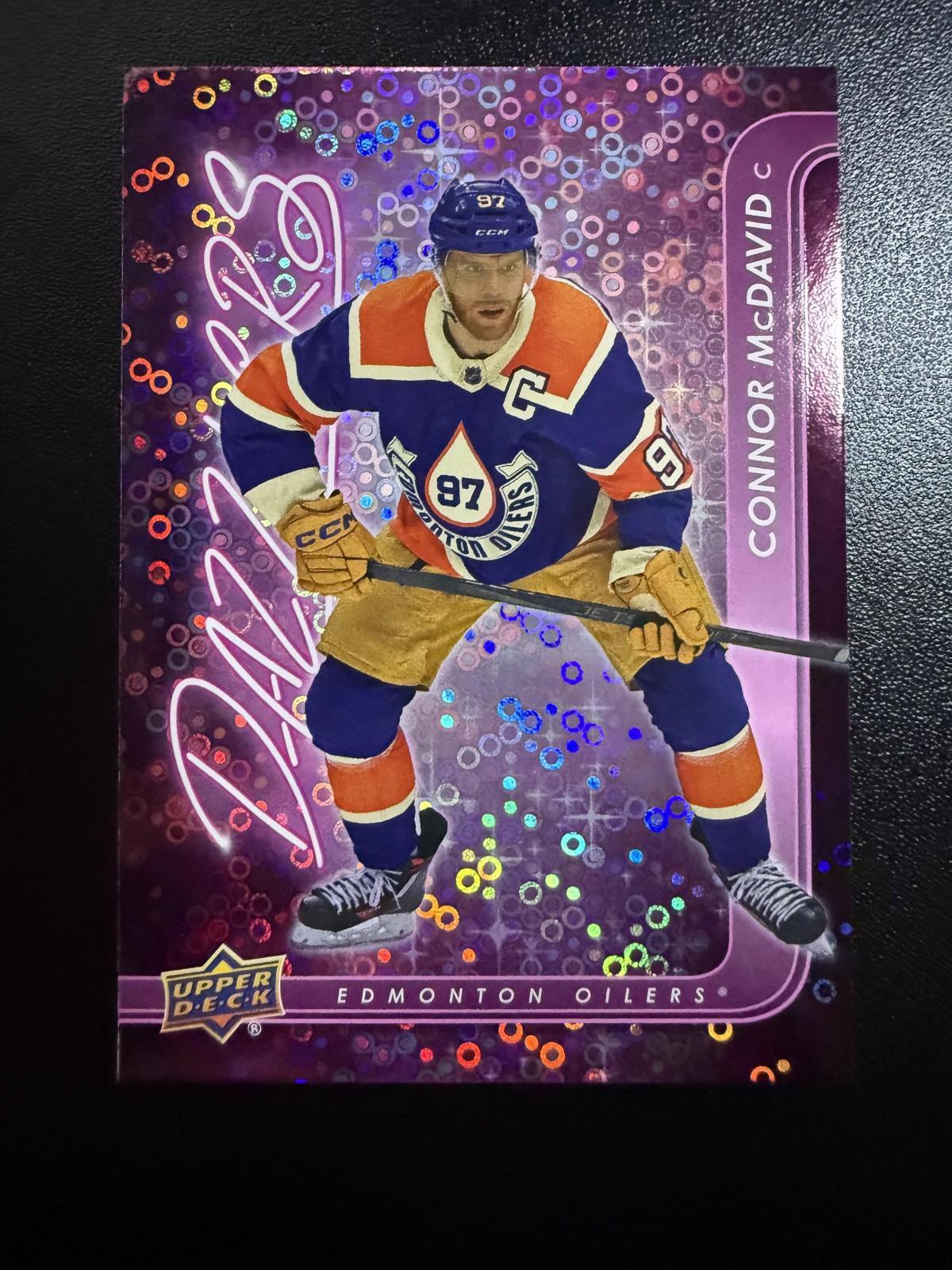 2024-25 Upper Deck #DZ-10 Connor McDavid Dazzlers Pink