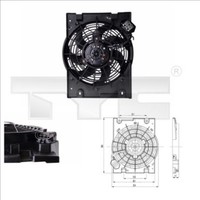 LüFter MotorküHlung TYC 825-0014 FüR Opel CC Astra Zafira T98 160W 360Mm Caravan