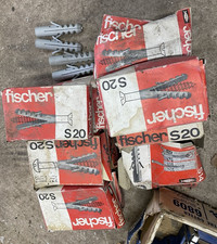 x Fisher S20 20 x 90mm expanding plug, 13+ boxes